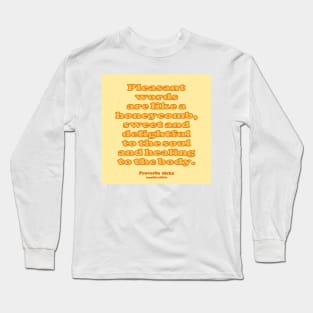 PLEASANT WORDS Long Sleeve T-Shirt